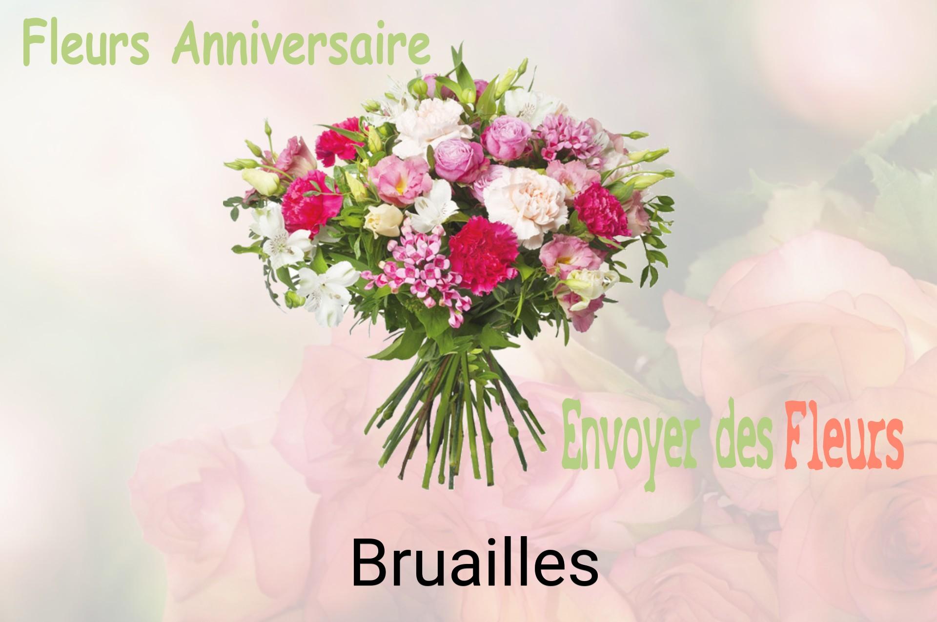 Bouquet de fleurs d’anniversaire livré à Bruailles