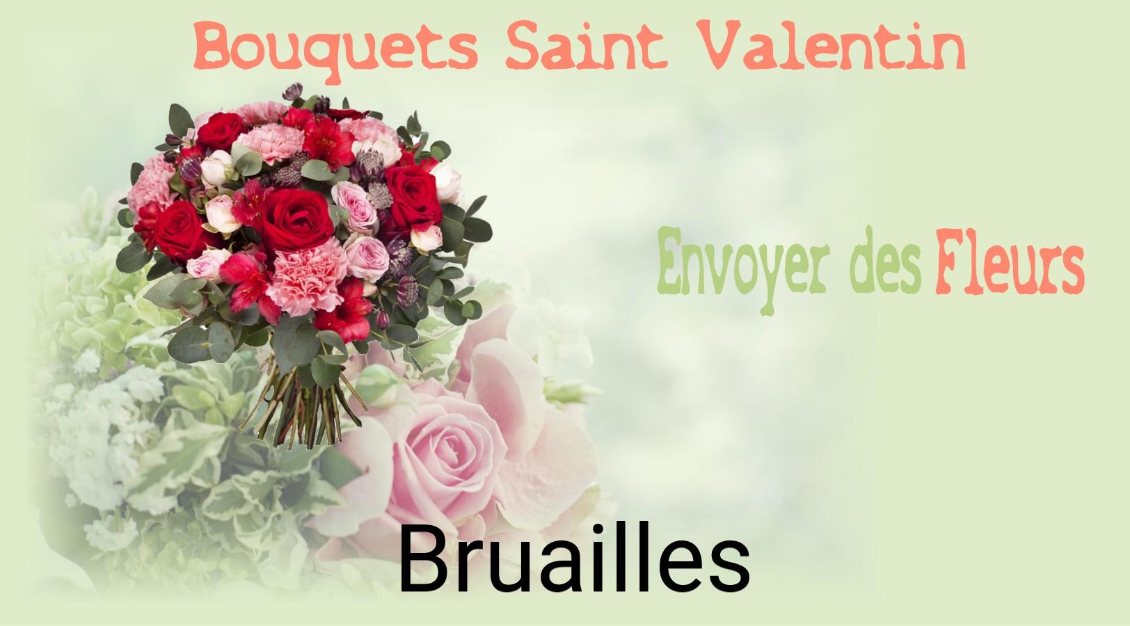 Roses de Saint-Valentin livrées à Bruailles